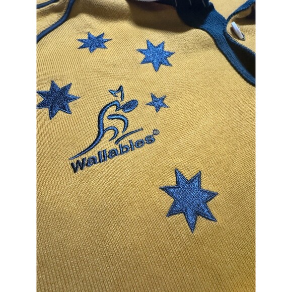 MEN'S RUGBY UNION AUSTRALIA WALLABIES 2007/2008 HOME SHIRT JERSEY MAILLOT SIZE L - Picture 3 of 11